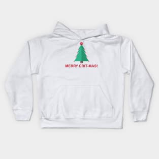 Merry Crit-Mas! Kids Hoodie